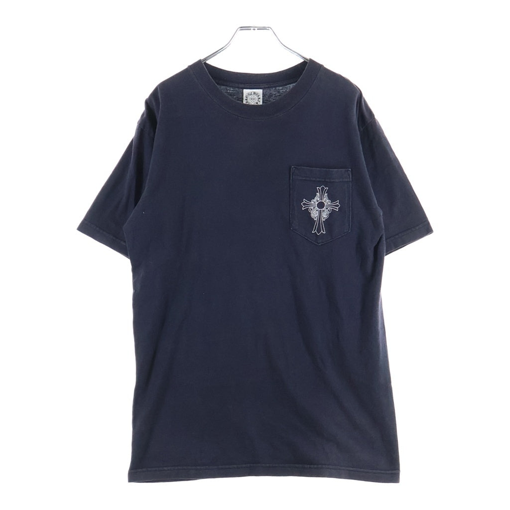 CHROME HEARTS(クロムハーツ) OLD CH S/S TEE オールド ロサンゼルス限定 胸クロスプリント クルーネック半袖Tシャツカットソー ブラック