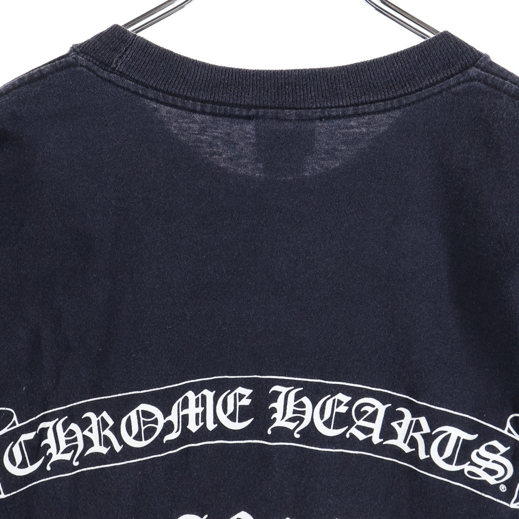 CHROME HEARTS(クロムハーツ) OLD CH S/S TEE オールド ロサンゼルス限定 胸クロスプリント クルーネック半袖Tシャツカットソー ブラック