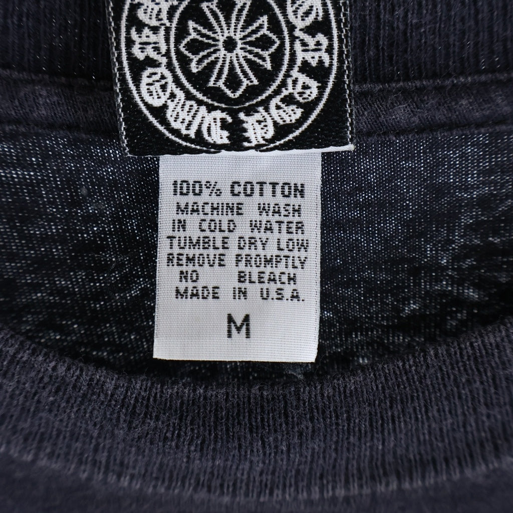 CHROME HEARTS(クロムハーツ) OLD CH S/S TEE オールド ロサンゼルス限定 胸クロスプリント クルーネック半袖Tシャツカットソー ブラック