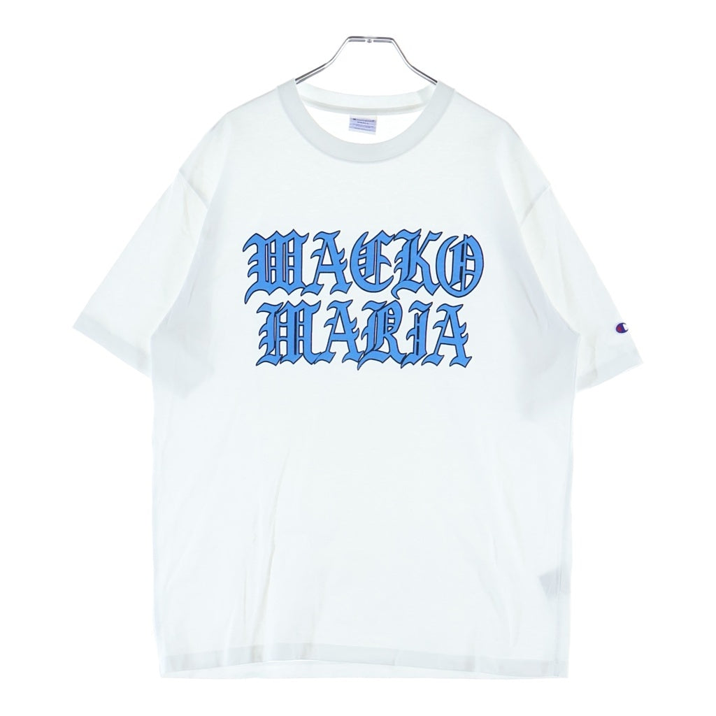 WACKO MARIA(ワコマリア) 26SS CHAMPION HEAVY WEIGHT ヘビーウェイトTシャツ 半袖Tシャツ カットソー クルーネック ホワイト C8-D335