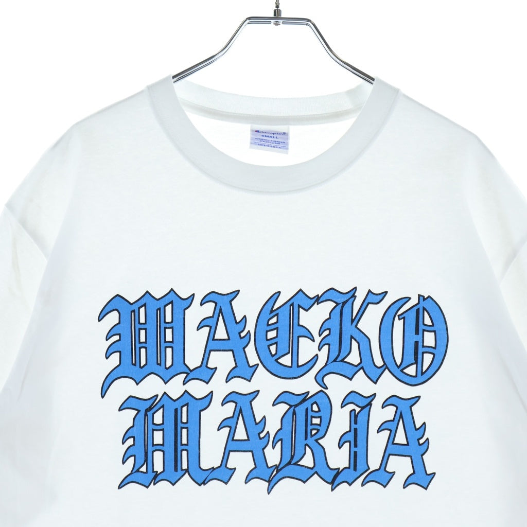 WACKO MARIA(ワコマリア) 26SS CHAMPION HEAVY WEIGHT ヘビーウェイトTシャツ 半袖Tシャツ カットソー クルーネック ホワイト C8-D335