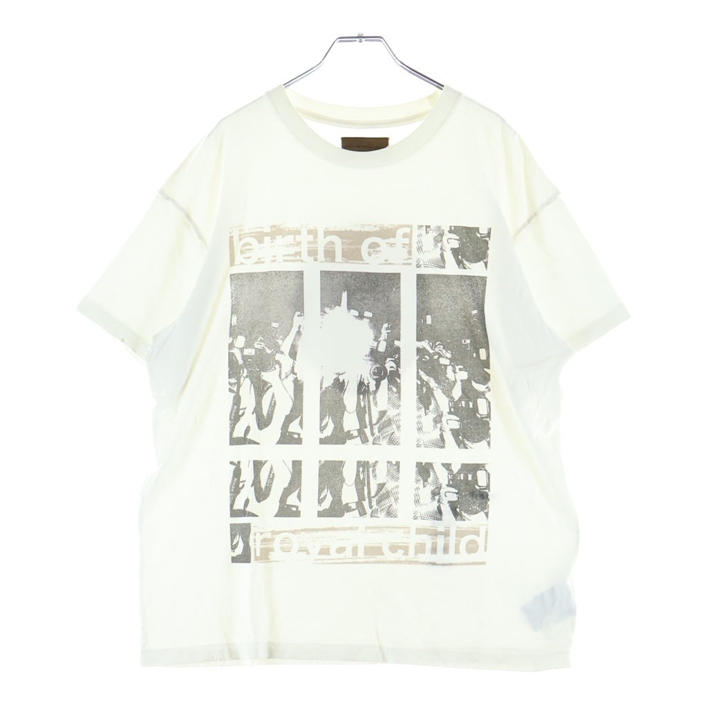 BIRTH OF ROYAL CHILD(バースオブロイヤルチャイルド) FLASHLIGHT VINTAGE TEE フラッシュライト ヴィンテージ 半袖カットソー Tシャツ ホワイト