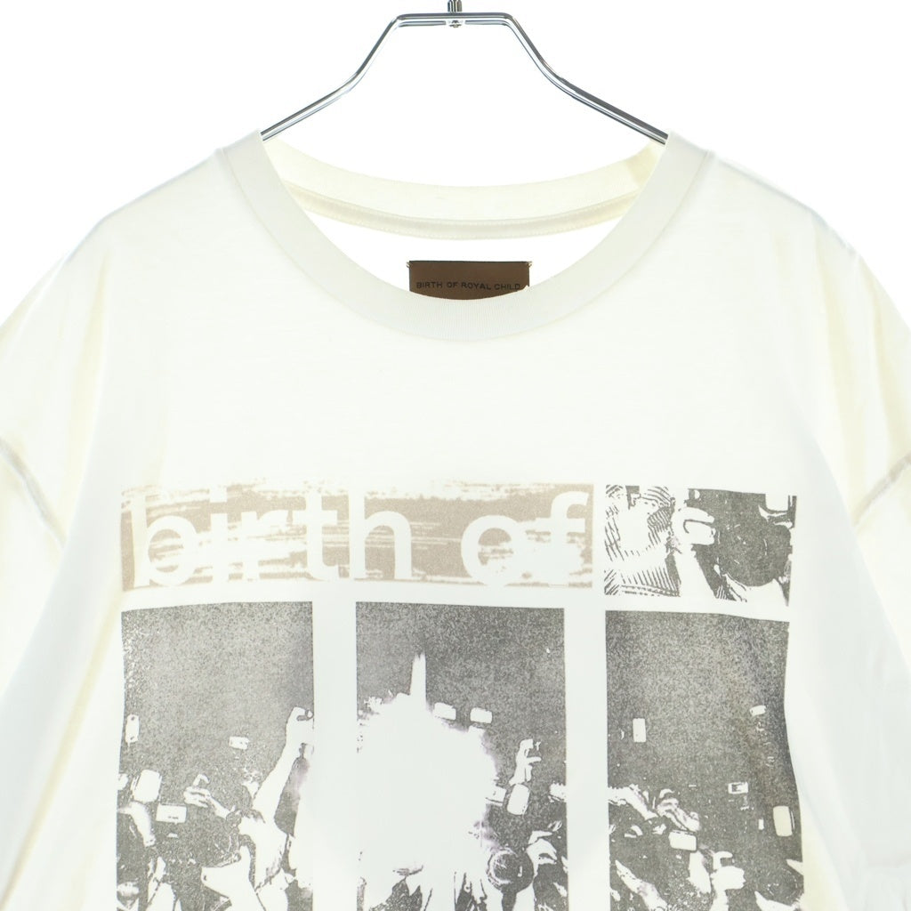 BIRTH OF ROYAL CHILD(バースオブロイヤルチャイルド) FLASHLIGHT VINTAGE TEE フラッシュライト ヴィンテージ 半袖カットソー Tシャツ ホワイト