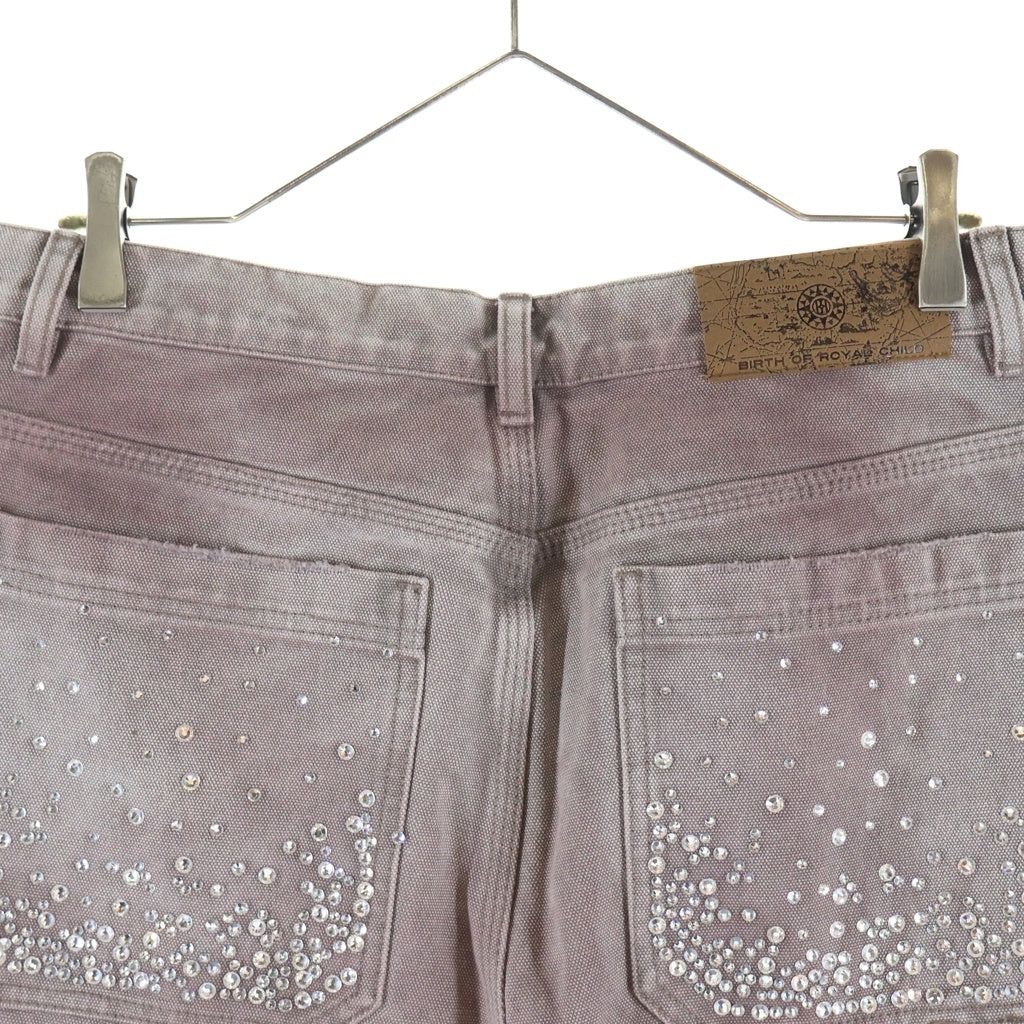 BIRTH OF ROYAL CHILD(バースオブロイヤルチャイルド) REDIAL 20K DAIAMOND JORTS ウォッシュド加工 リダイアル トゥエンティケー ダイヤモンド ショーツ ハーフパンツ ベージュ