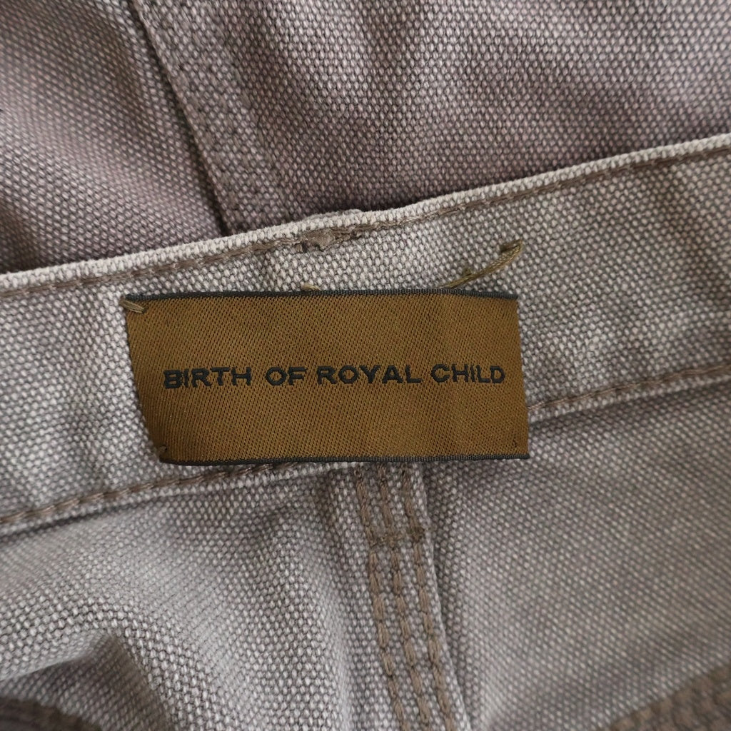 BIRTH OF ROYAL CHILD(バースオブロイヤルチャイルド) REDIAL 20K DAIAMOND JORTS ウォッシュド加工 リダイアル トゥエンティケー ダイヤモンド ショーツ ハーフパンツ ベージュ
