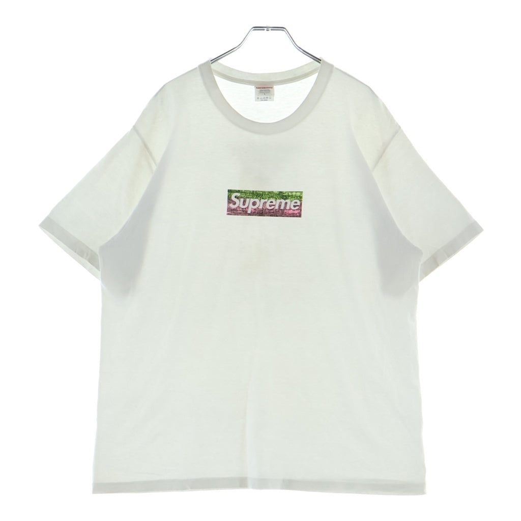 SUPREME(シュプリーム) 25SS Los Angeles Fire Relief Box Logo Tee ロサンゼルス ファイアー リリーフ ボックスロゴTシャツ 半袖Tシャツ カットソー クルーネック ホワイト