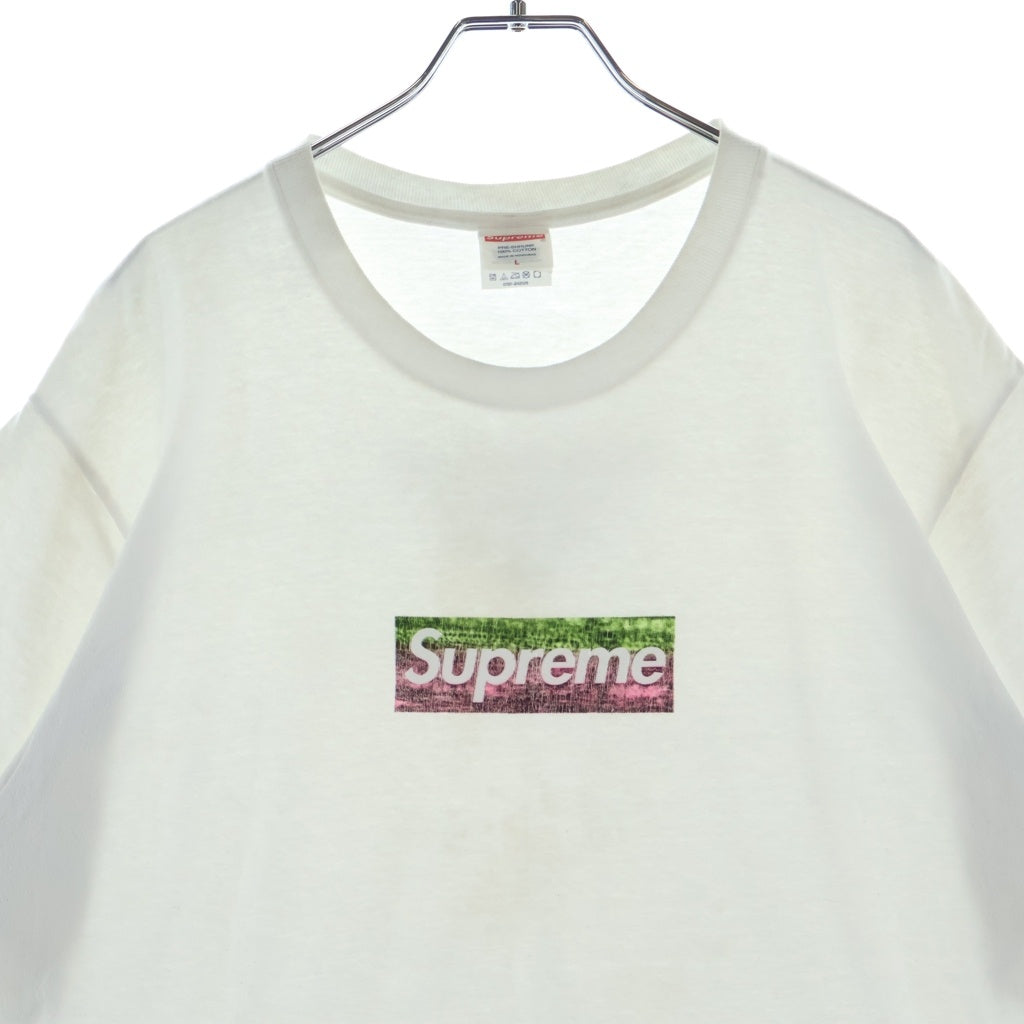 SUPREME(シュプリーム) 25SS Los Angeles Fire Relief Box Logo Tee ロサンゼルス ファイアー リリーフ ボックスロゴTシャツ 半袖Tシャツ カットソー クルーネック ホワイト