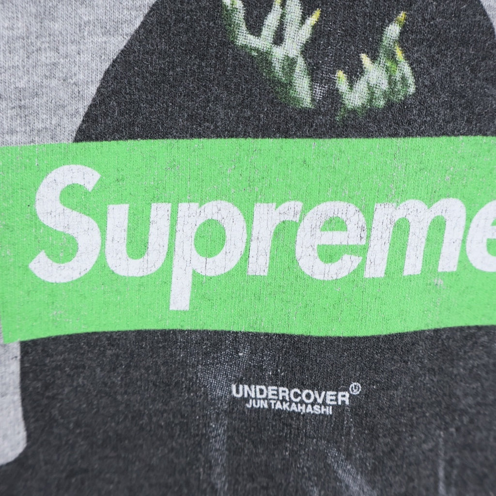 SUPREME(シュプリーム) 15SS ×UNDERCOVER Witch Tee ×アンダーカバー ウィッチプリント クルーネック半袖カットソー Tシャツ グレー