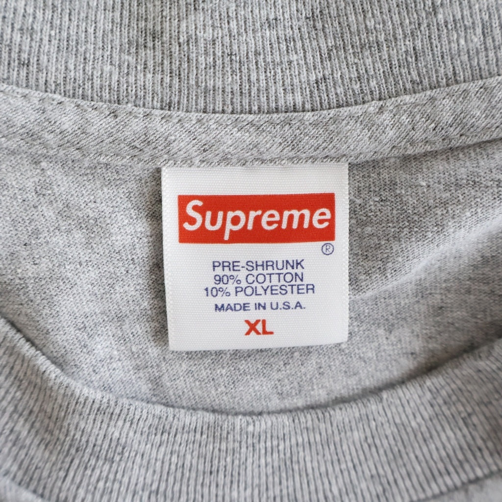SUPREME(シュプリーム) 19AW Bandana Box Logo Tee バンダナボックスロゴ プリント 半袖Tシャツ カットソー グレー