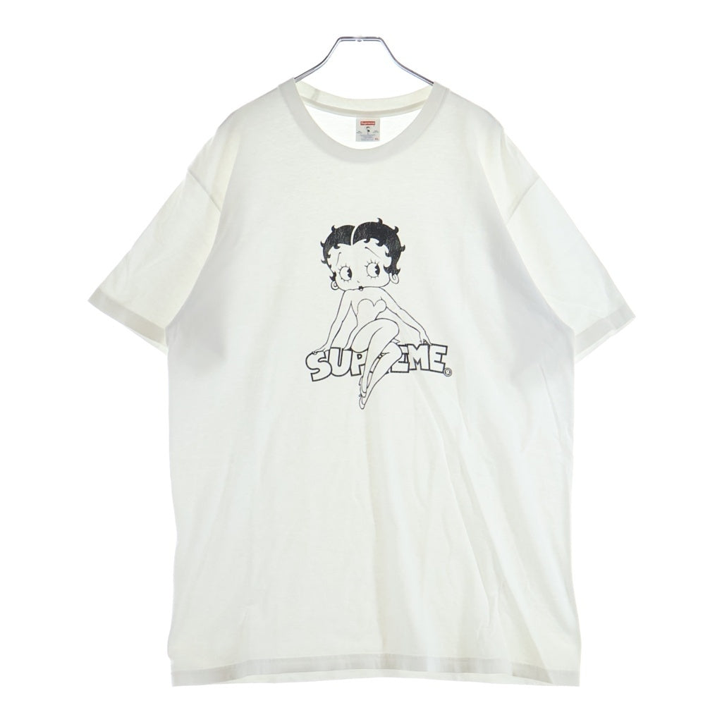 SUPREME(シュプリーム) 16SS Betty Boop Tee ベティー ブープ プリント 半袖Tシャツ カットソー ホワイト