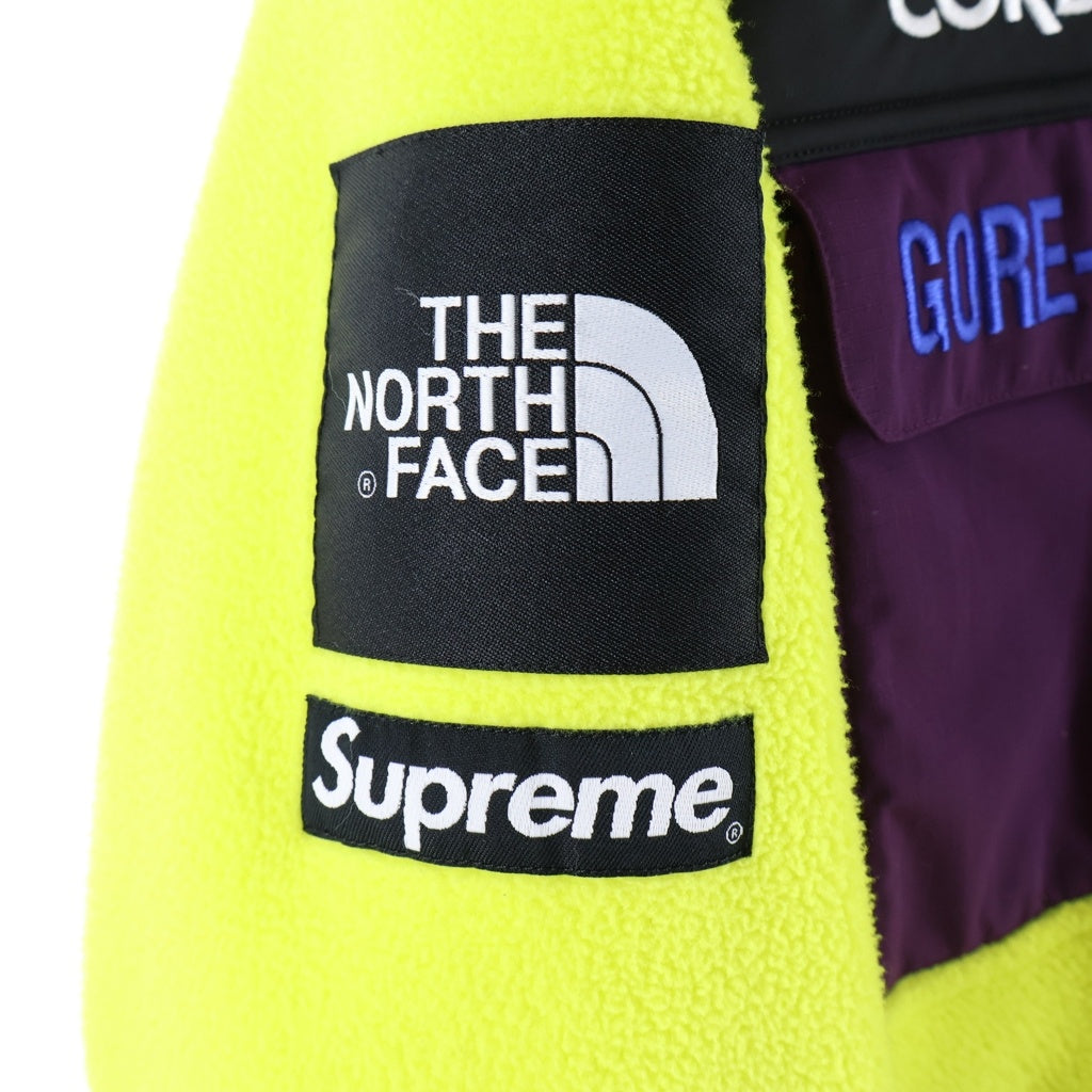 SUPREME(シュプリーム) 18AW ×THE NORTH FACE Expedition Fleece Jacket NL71809I ザノースフェイス エクスペディション ジップアップ フリースジャケット ブルゾン イエロー