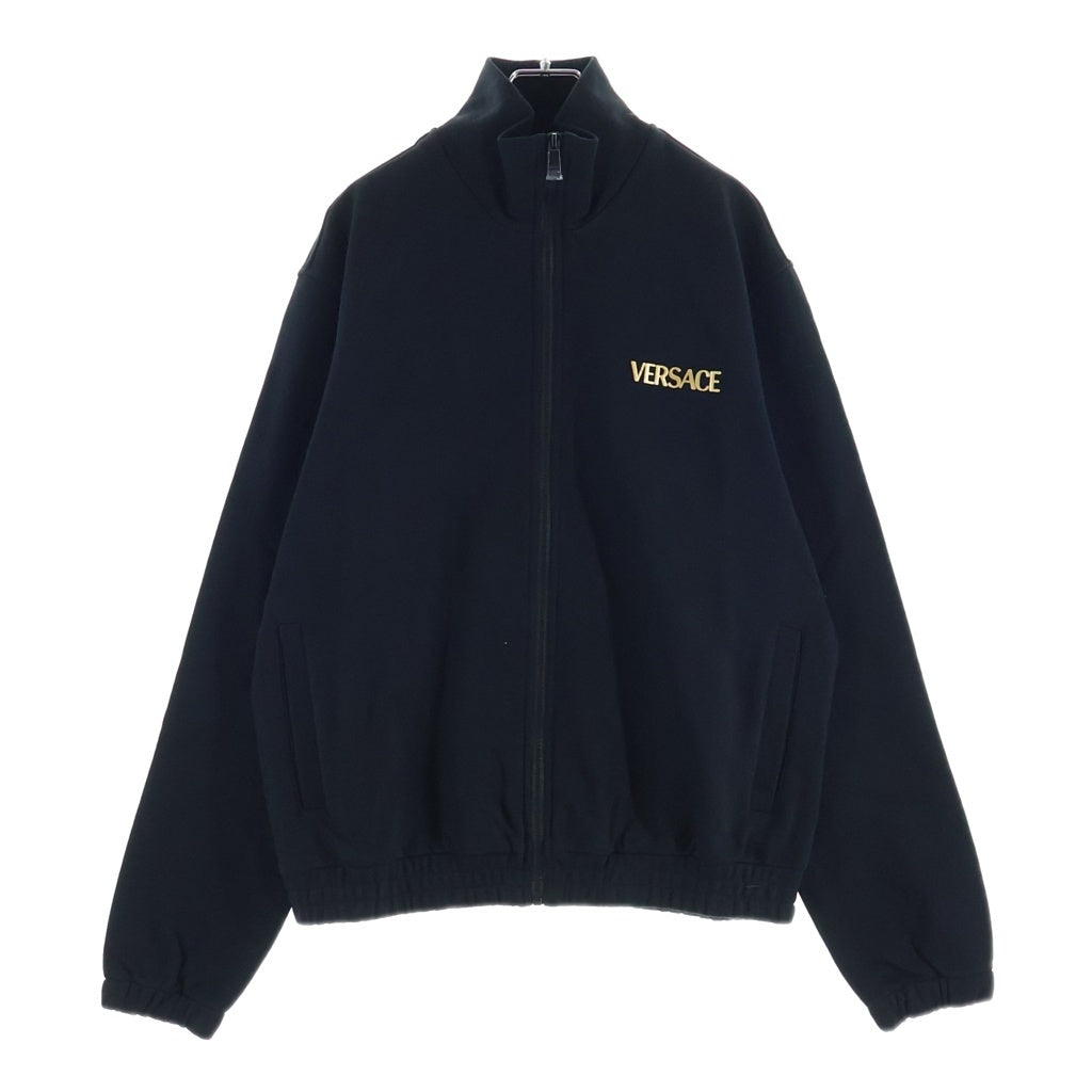VERSACE(ヴェルサーチ) 23SS Medusa Cotton High-Neck Zip-Up Jacket 1014422 1A10247 メデューサコットンハイネックジップアップジャケット ロゴプリントジップアップトラックジャケット