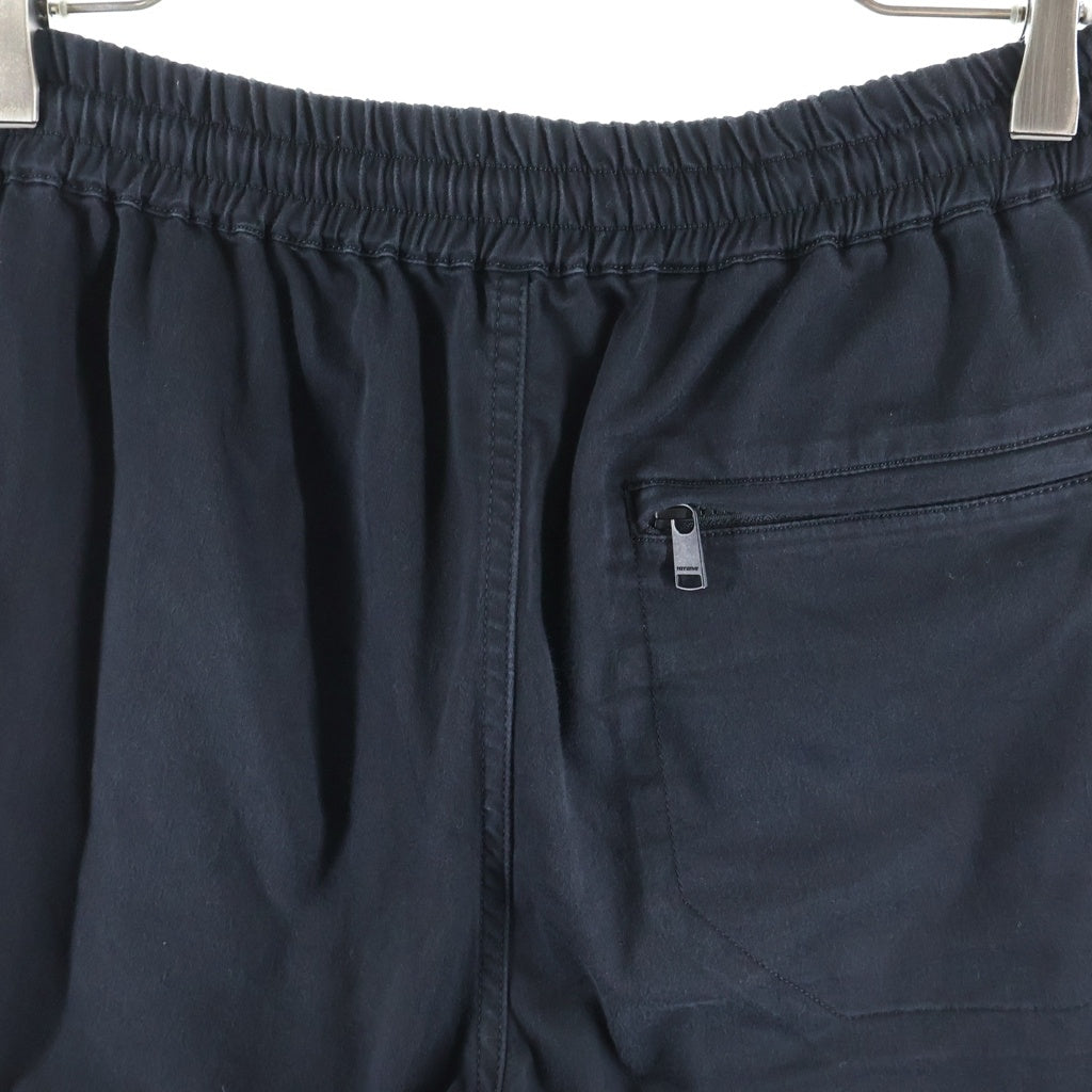 nonnative(ノンネイティブ) 20SS OFFICER EASY PANTS C/P/P SATIN STRETCH COOLMAX イージーパンツ ブラック NN-P3793