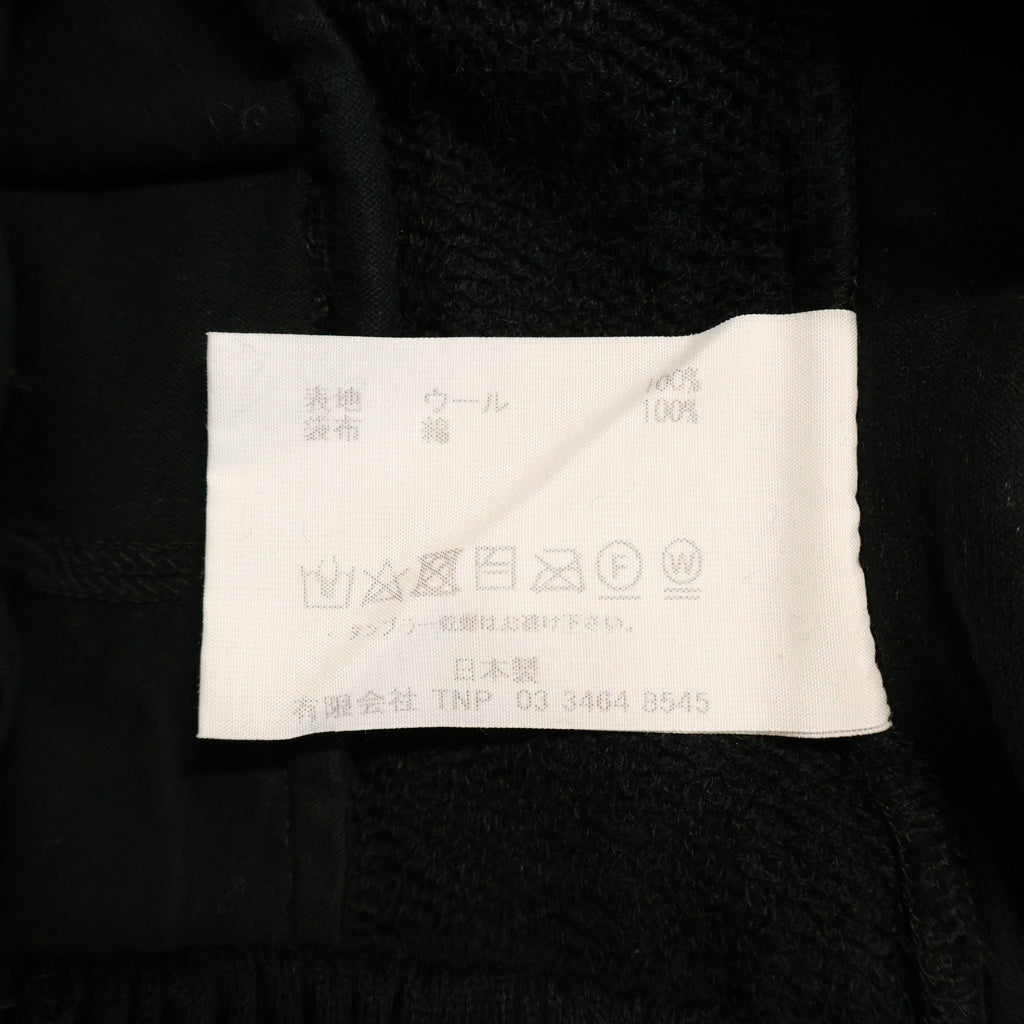 nonnative(ノンネイティブ) DWELLER EASY RIB PANTS WOOL HEAVYWEIGHT JERSEY イージースウェットパンツ ブラック NN-P4036