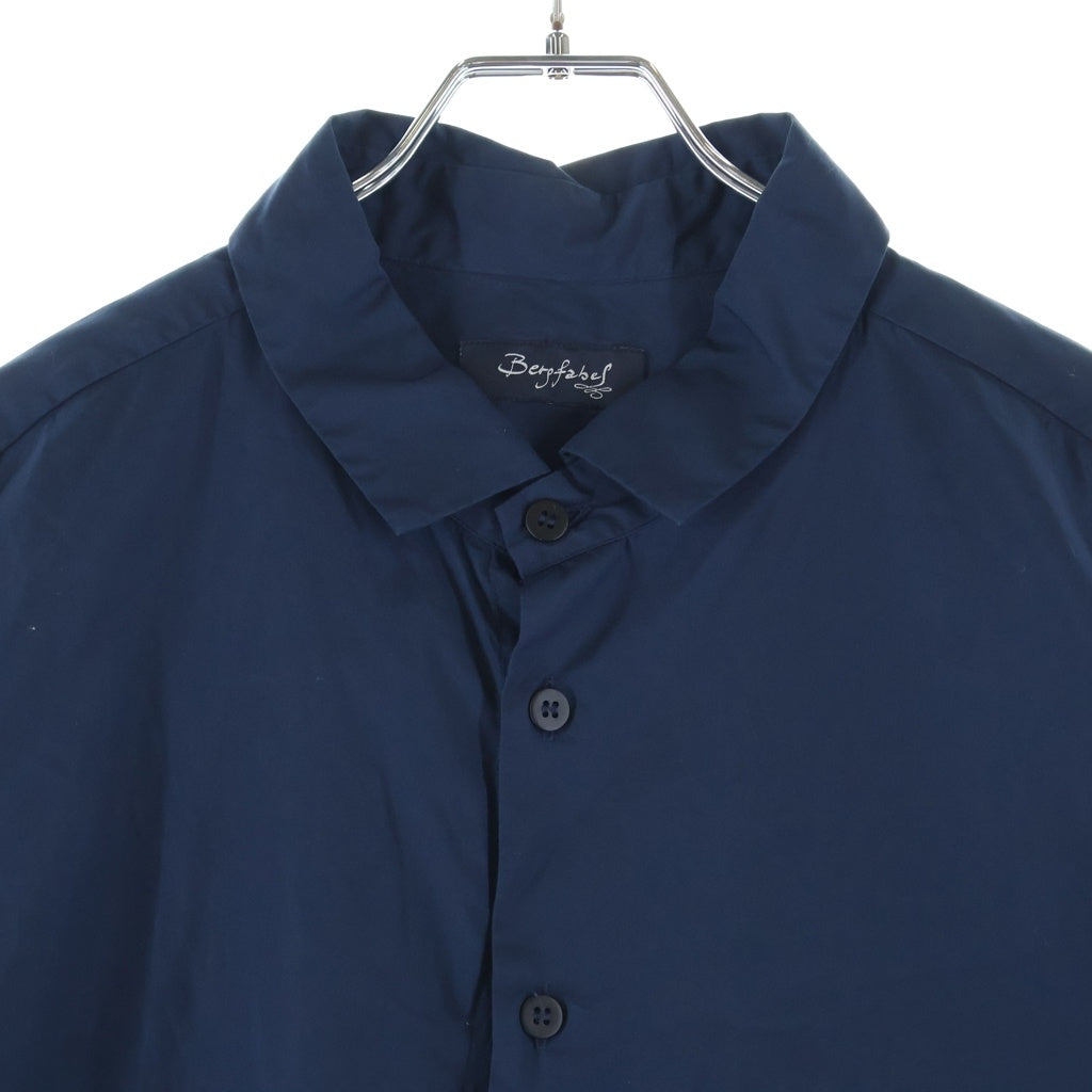 Bergfabel(バーグファベル) Farmer Shirt 長袖シャツ ネイビー BFMSH40