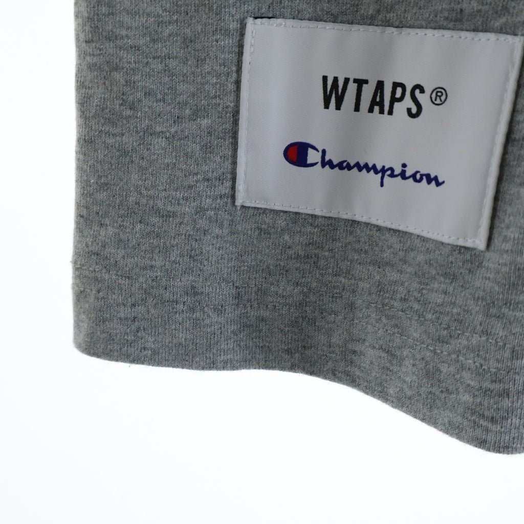WTAPS(ダブルタップス) 24AW Champion L/S T-Shirt チャンピオン 長袖Tシャツ ロンT グレー C8-B413