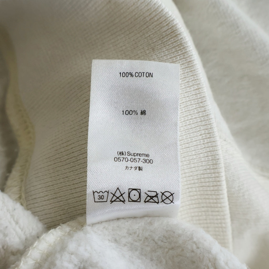 SUPREME(シュプリーム) 20SS Cutout Logo Crewneck カットアウトロゴ クルーネックスウェットトレーナー アイボリー