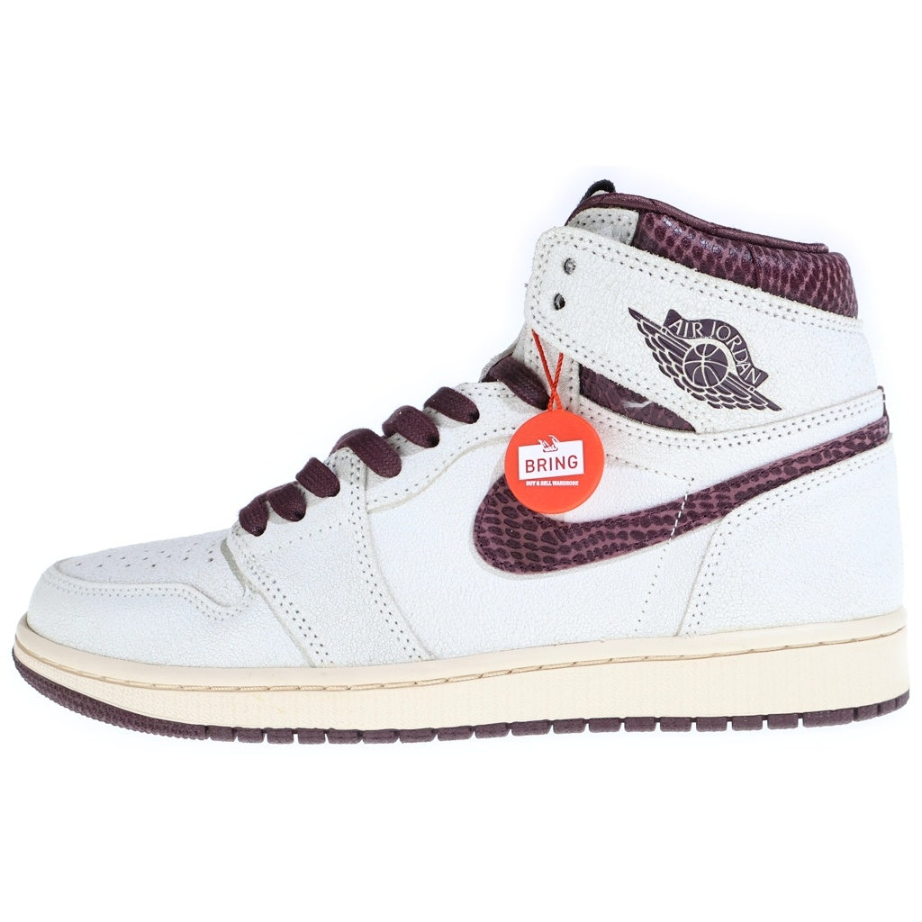 NIKE(ナイキ) ×A Ma Maniere AIR JORDAN1 RETRO HIGH OG アママニエール エアジョーダン1 レトロ ハイカットスニーカー ベージュ US9/27cm DO7097-100