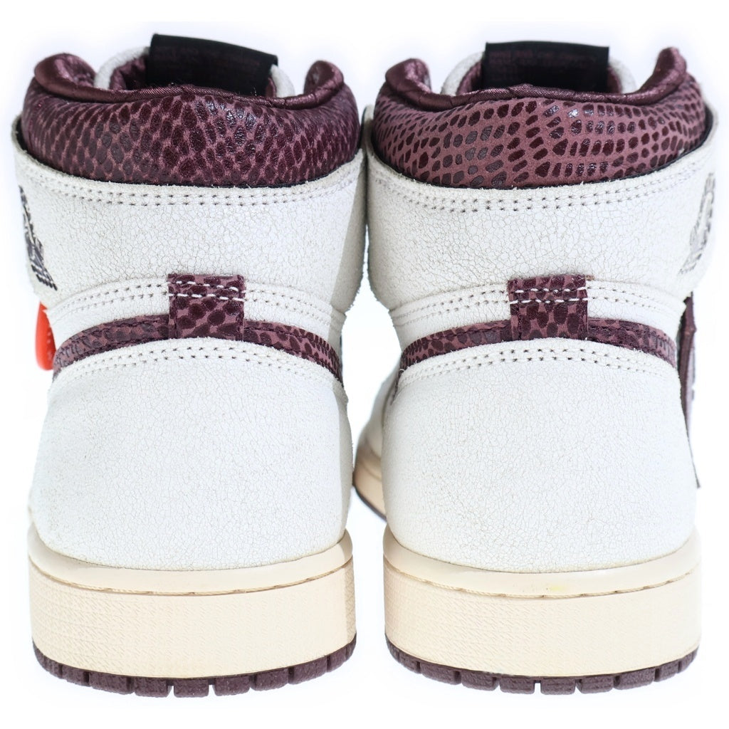NIKE(ナイキ) ×A Ma Maniere AIR JORDAN1 RETRO HIGH OG アママニエール エアジョーダン1 レトロ ハイカットスニーカー ベージュ US9/27cm DO7097-100