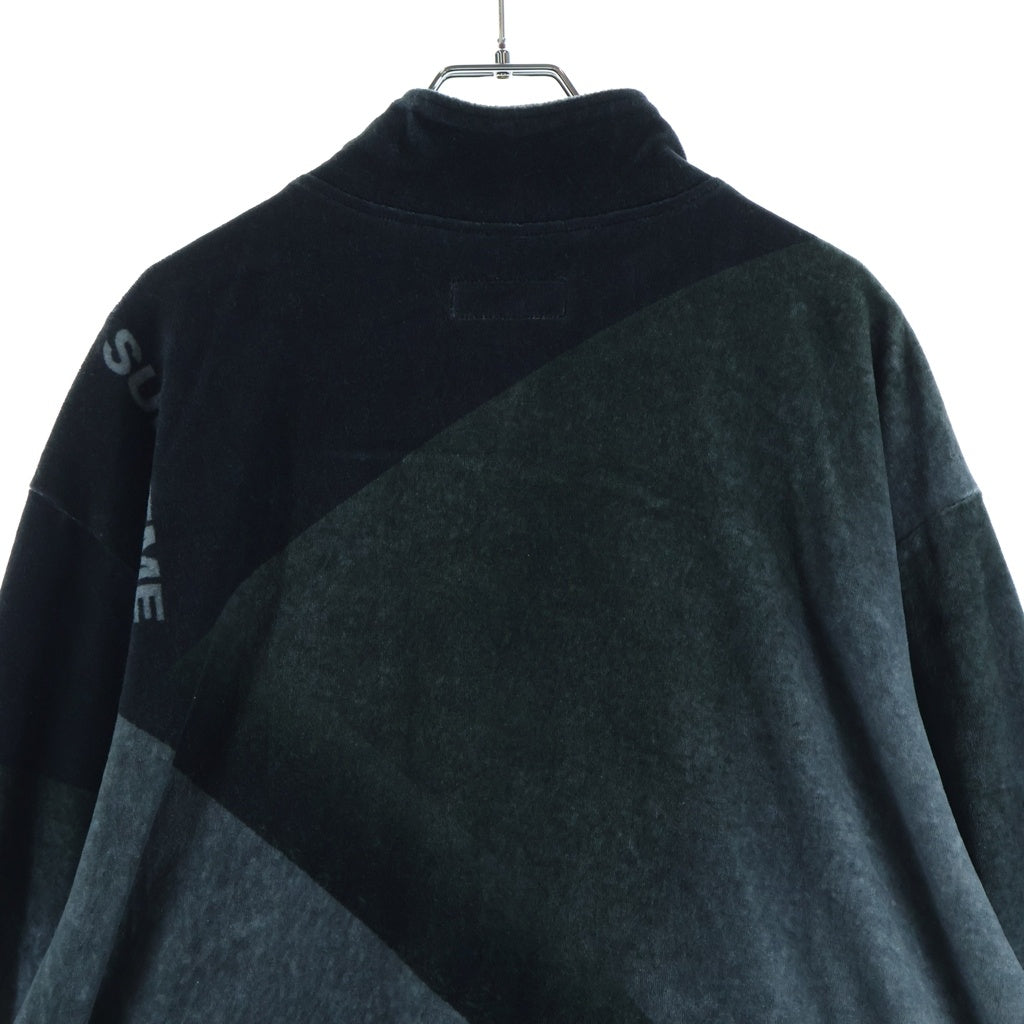SUPREME(シュプリーム) 23SS Geo Velour Track Jacket ジオ ベロア トラックジャケット ブラック