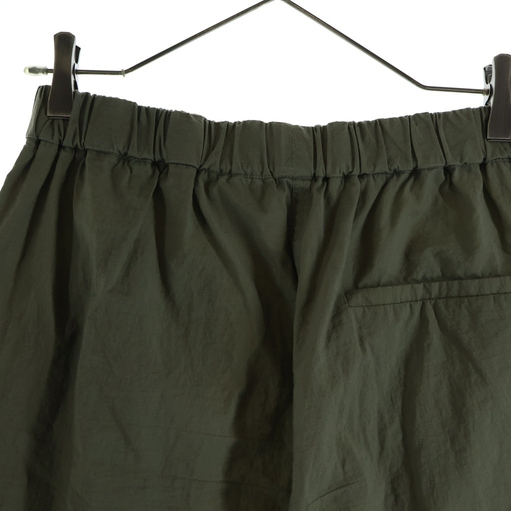 LOEWE(ロエベ) Paula's Ibiza Shorts パウラズ イビザ アナグラム ポプリン コットンショーツ ハーフパンツ カーキ S616Y04X66