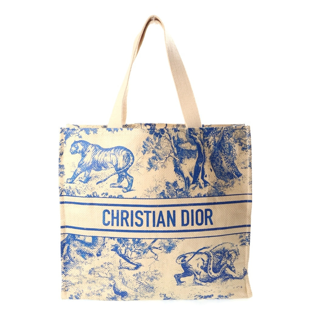 DIOR(ディオール) TOTE BAG トワルドゥジュイ ノベルティトートバッグ ベージュ レディース