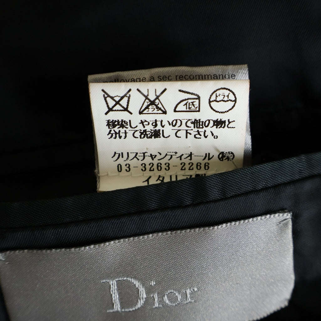 Dior HOMME(ディオールオム) 04AW エディ期 1Bテーラードジャケット チューブジャケット ブラック 4HH1021833