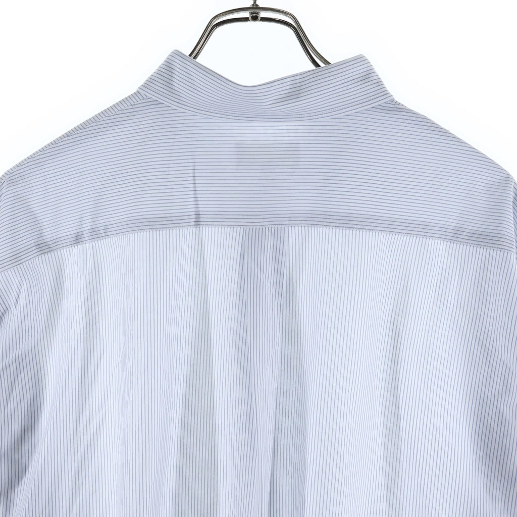 NO BRAND(ノーブランド) KANEMASA PHIL 46G STRIPE ATMOSPHERE SHIRT カネマサフィル ストライプ アトモスフィア 長袖シャツ ホワイト KM26S-024WB