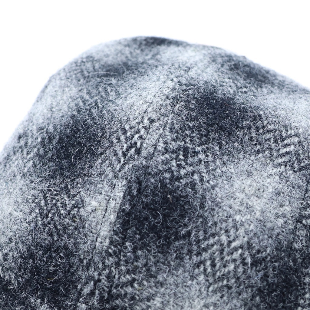 SUPREME(シュプリーム) ×25AW Harris Tweed Camp Cap ハリーズ ツイードキャンプ キャップ 帽子 ブラック