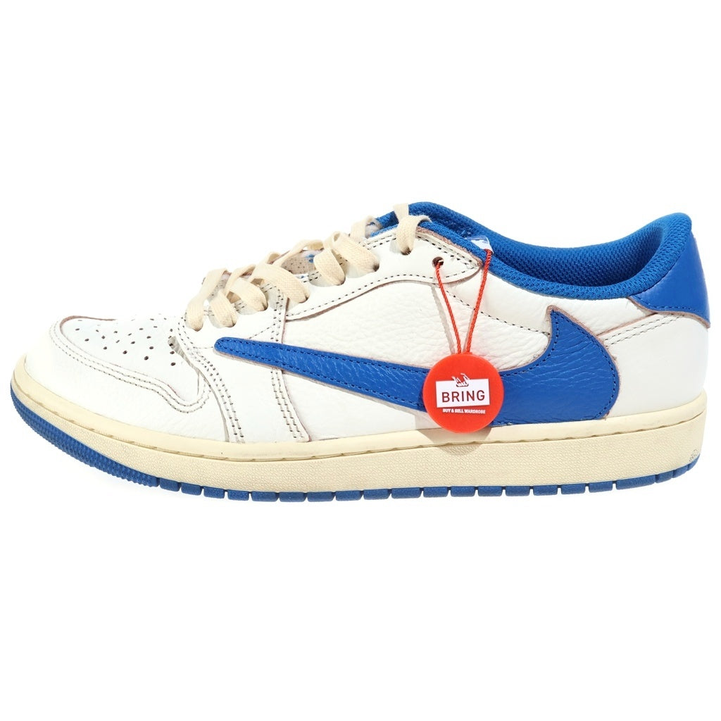 NIKE(ナイキ) ×TRAVIS SCOTT ×FRAGMENT DESIGN AIR JORDAN1 LOW OG SP エアジョーダン1 ローカットスニーカー US9.5/27.5cm DM7866-104