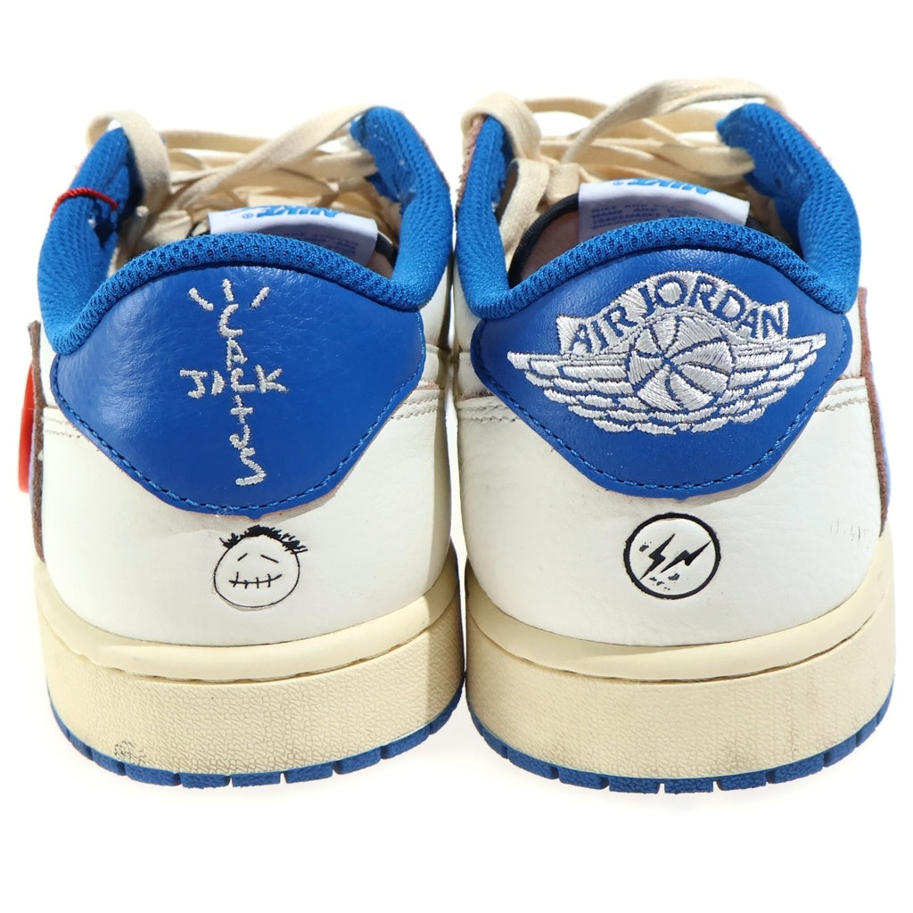 NIKE(ナイキ) ×TRAVIS SCOTT ×FRAGMENT DESIGN AIR JORDAN1 LOW OG SP エアジョーダン1 ローカットスニーカー US9.5/27.5cm DM7866-104