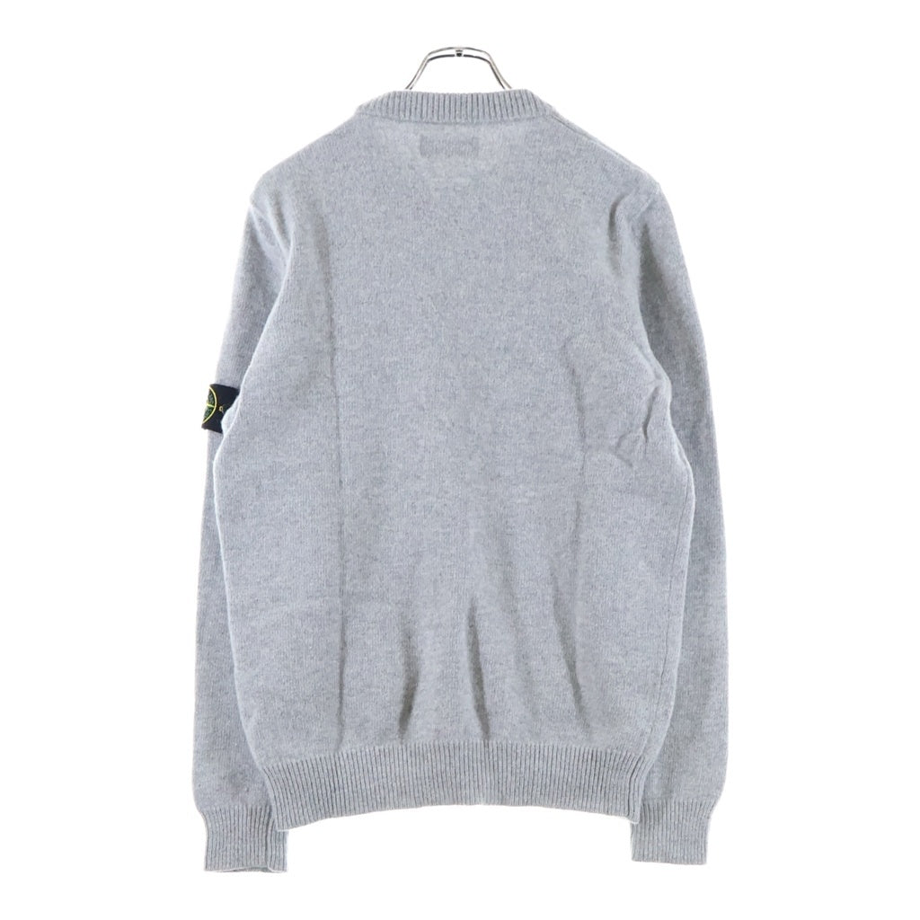 STONE ISLAND(ストーンアイランド) ロゴワッペン クルーネック ニットセーター グレー