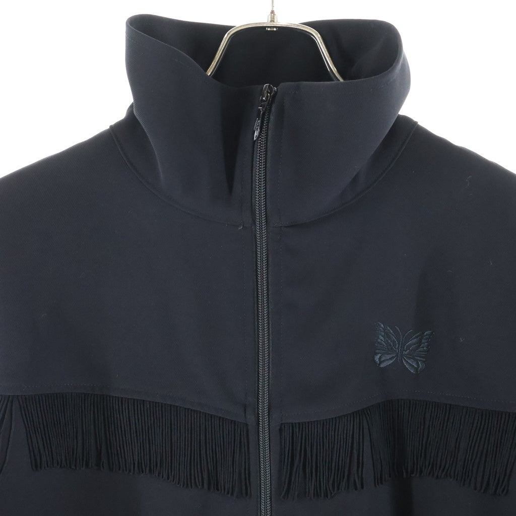 Needles(ニードルス) FRINGE TRACK JACKET 0T198 フリンジ トラックジャケット ブラック