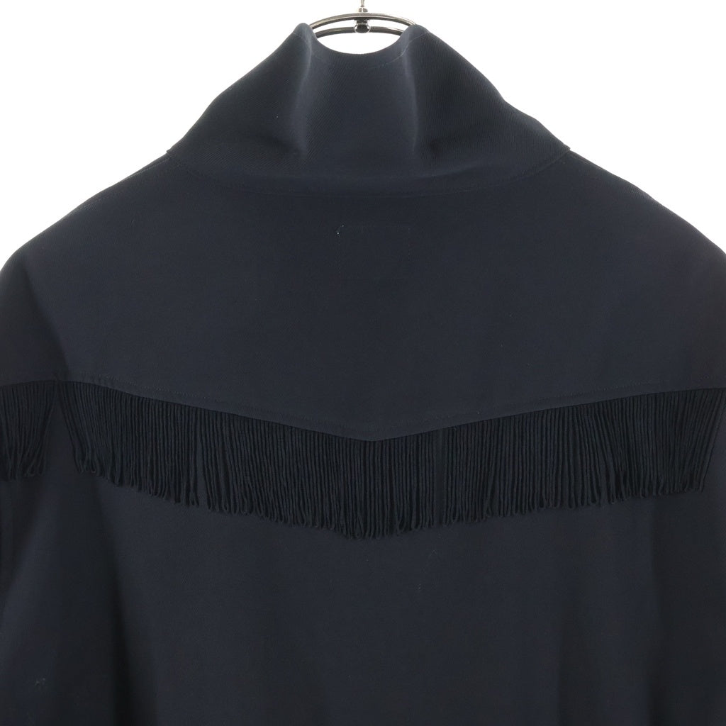 Needles(ニードルス) FRINGE TRACK JACKET 0T198 フリンジ トラックジャケット ブラック