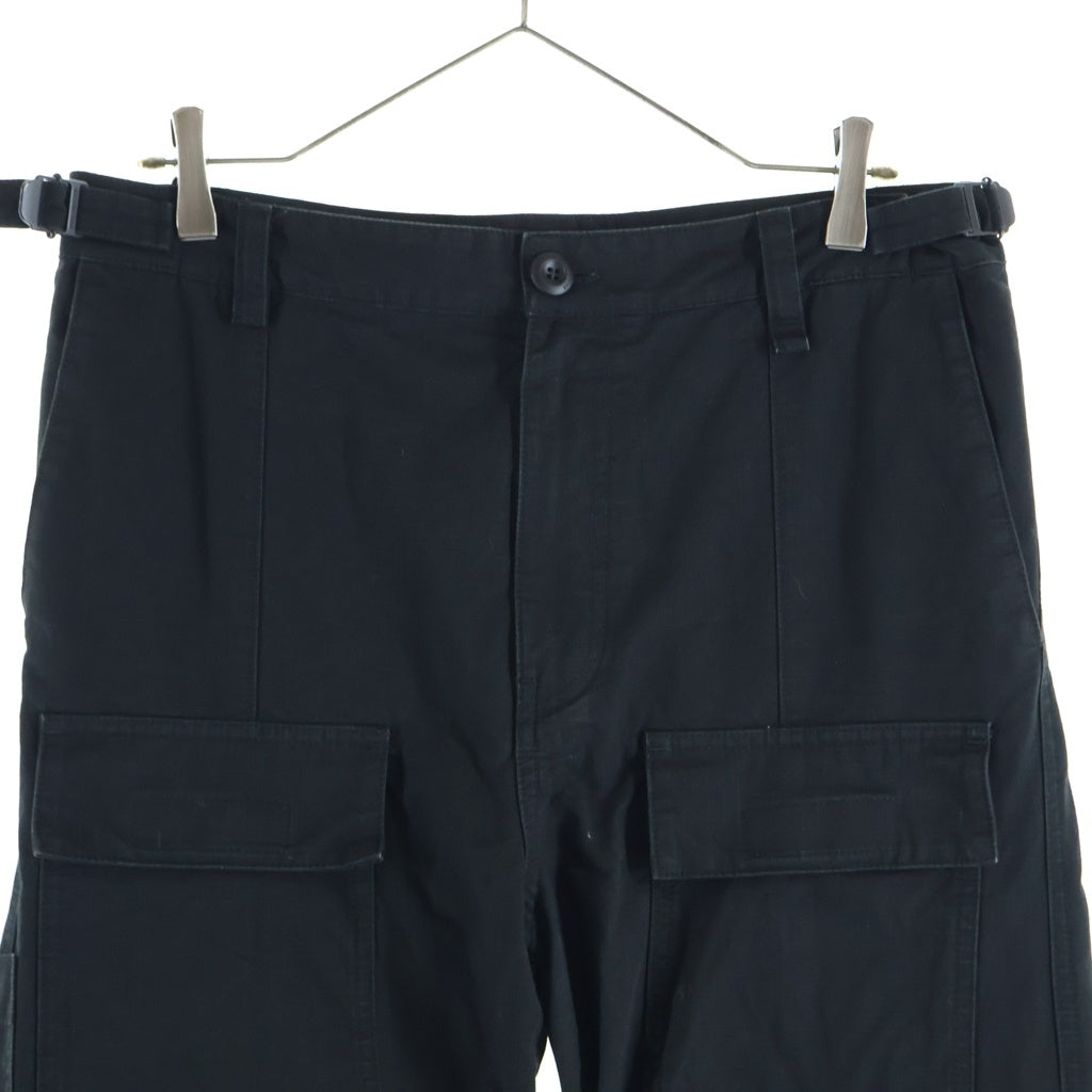 BALENCIAGA(バレンシアガ) 23AW マルチポケットデザイン ジップアップ ワイドフレア パンツ ブラック 768810 TKP27