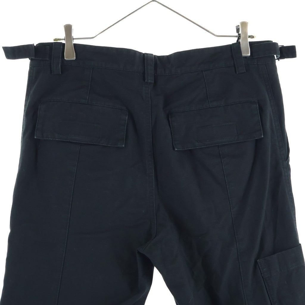 BALENCIAGA(バレンシアガ) 23AW マルチポケットデザイン ジップアップ ワイドフレア パンツ ブラック 768810 TKP27