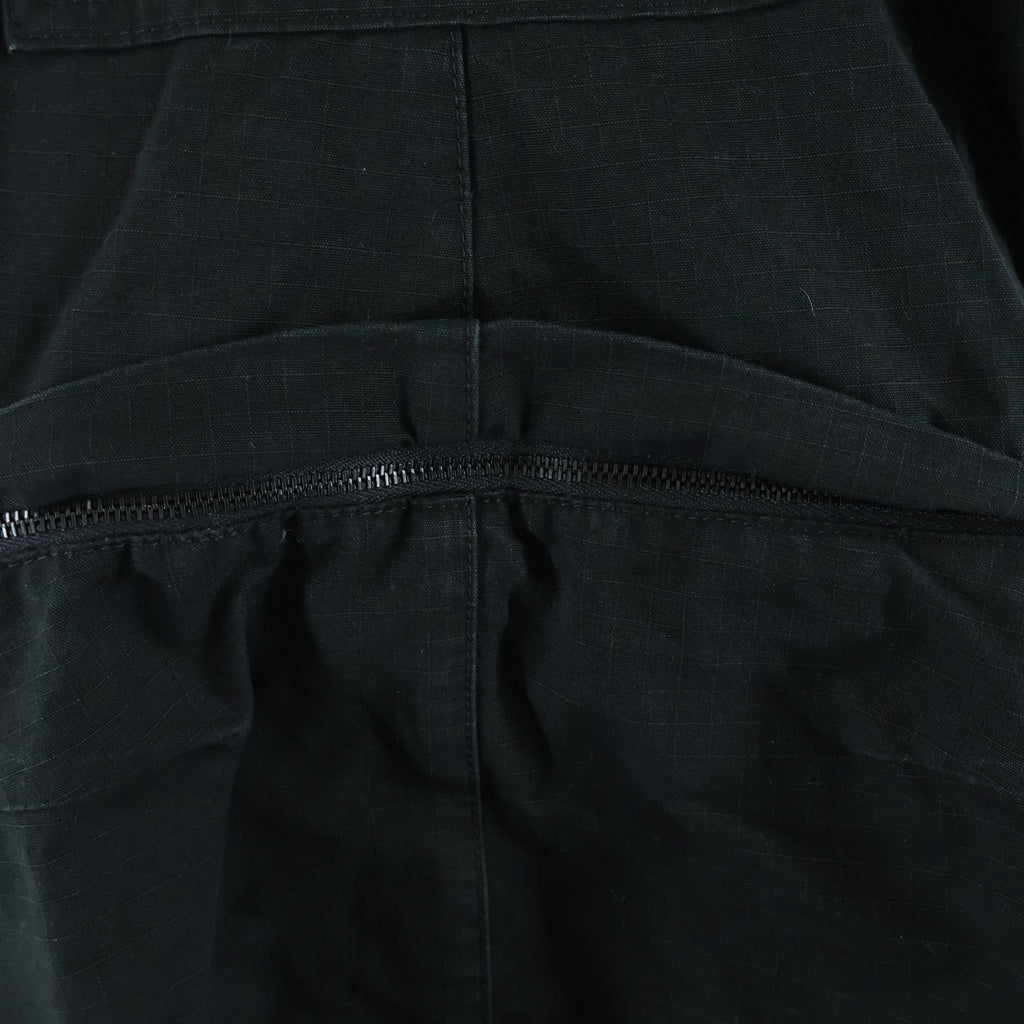 BALENCIAGA(バレンシアガ) 23AW マルチポケットデザイン ジップアップ ワイドフレア パンツ ブラック 768810 TKP27