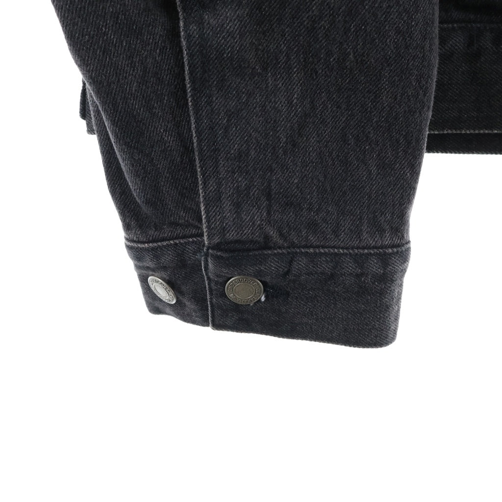 UNDERCOVER(アンダーカバー) 23AW HAND Denim Jacket UC2C4212 ハンドビーズ 裏シャギーCK 加工Gジャン ブラック