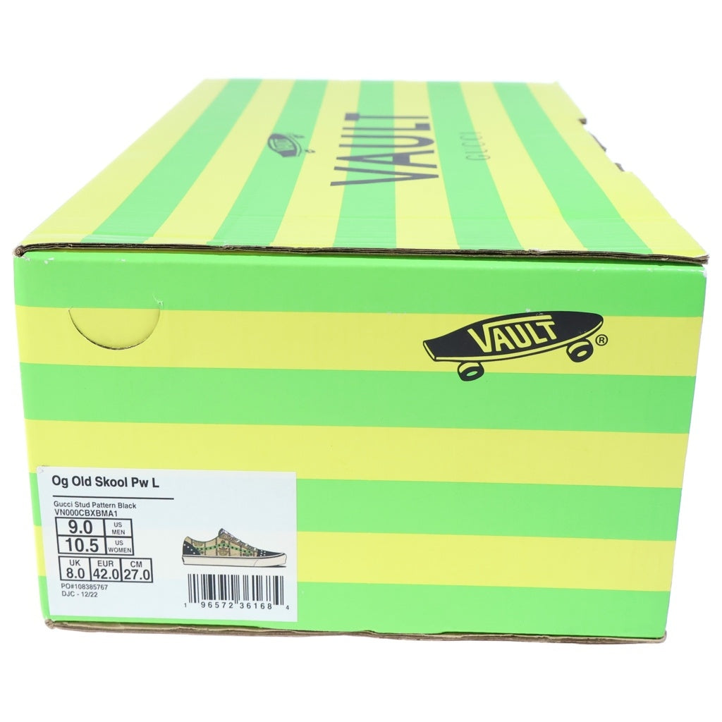 GUCCI(グッチ) VAULT×VANS VN000CBXBMA1 オールドスクール ローカットスニーカー US9/27cm マルチ