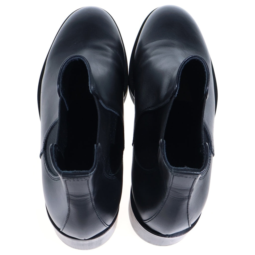 PADRONE(パドローネ) BL SIDE GORE BOOTS ヒール サイドゴアブーツ ブラック PU8394-1101