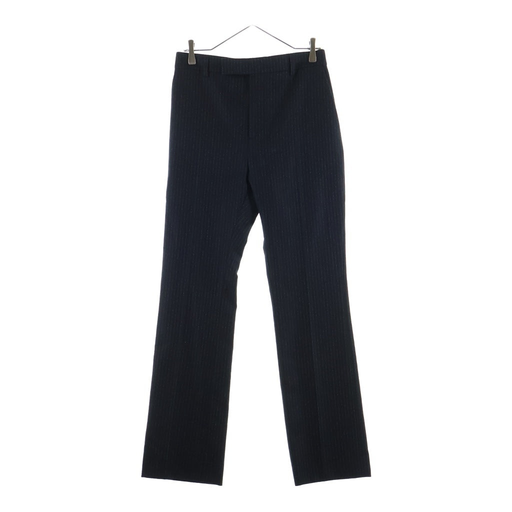 CELINE(セリーヌ) 22AW ウール ストライプ フレアスラックス ロングパンツ ブラック 2P401495R