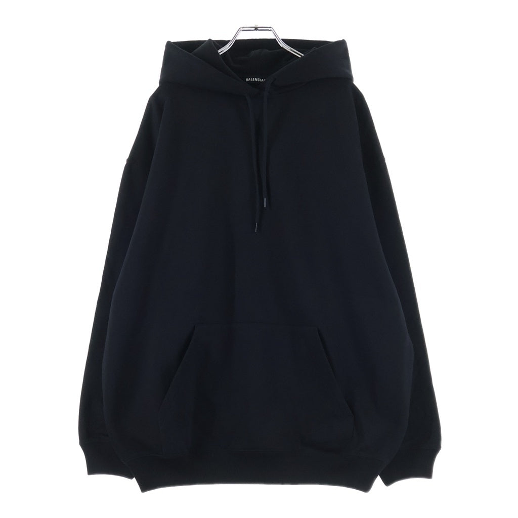 BALENCIAGA(バレンシアガ) 19SS バックロゴオーバーサイズフーディーパーカー 570811 TAV37 ブラック