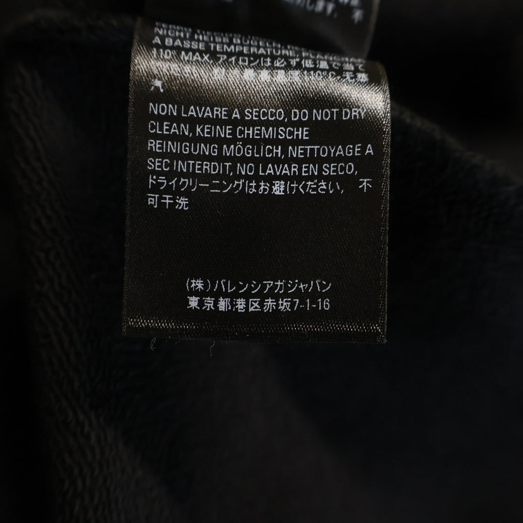 BALENCIAGA(バレンシアガ) 19SS バックロゴオーバーサイズフーディーパーカー 570811 TAV37 ブラック