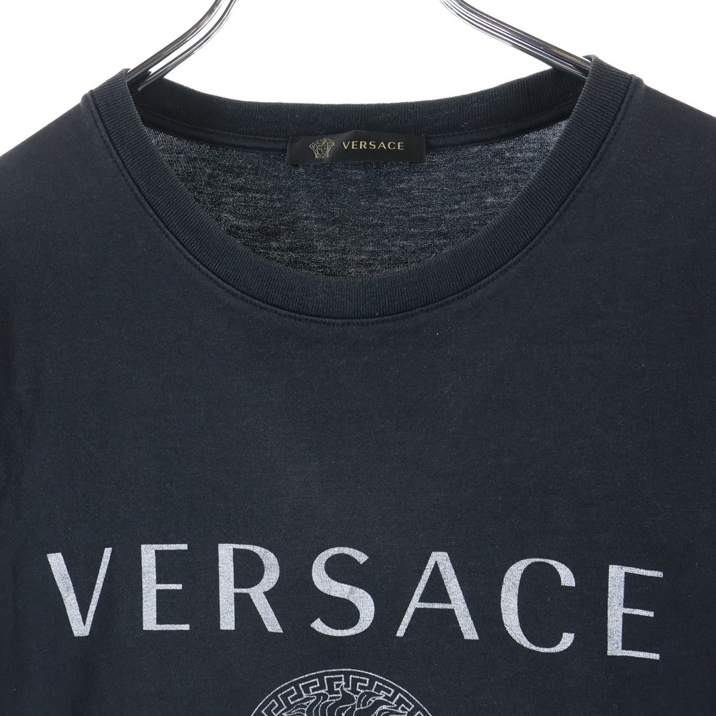 VERSACE(ヴェルサーチ) T-Shirt メデューサプリント 半袖Tシャツ ブラック A83159