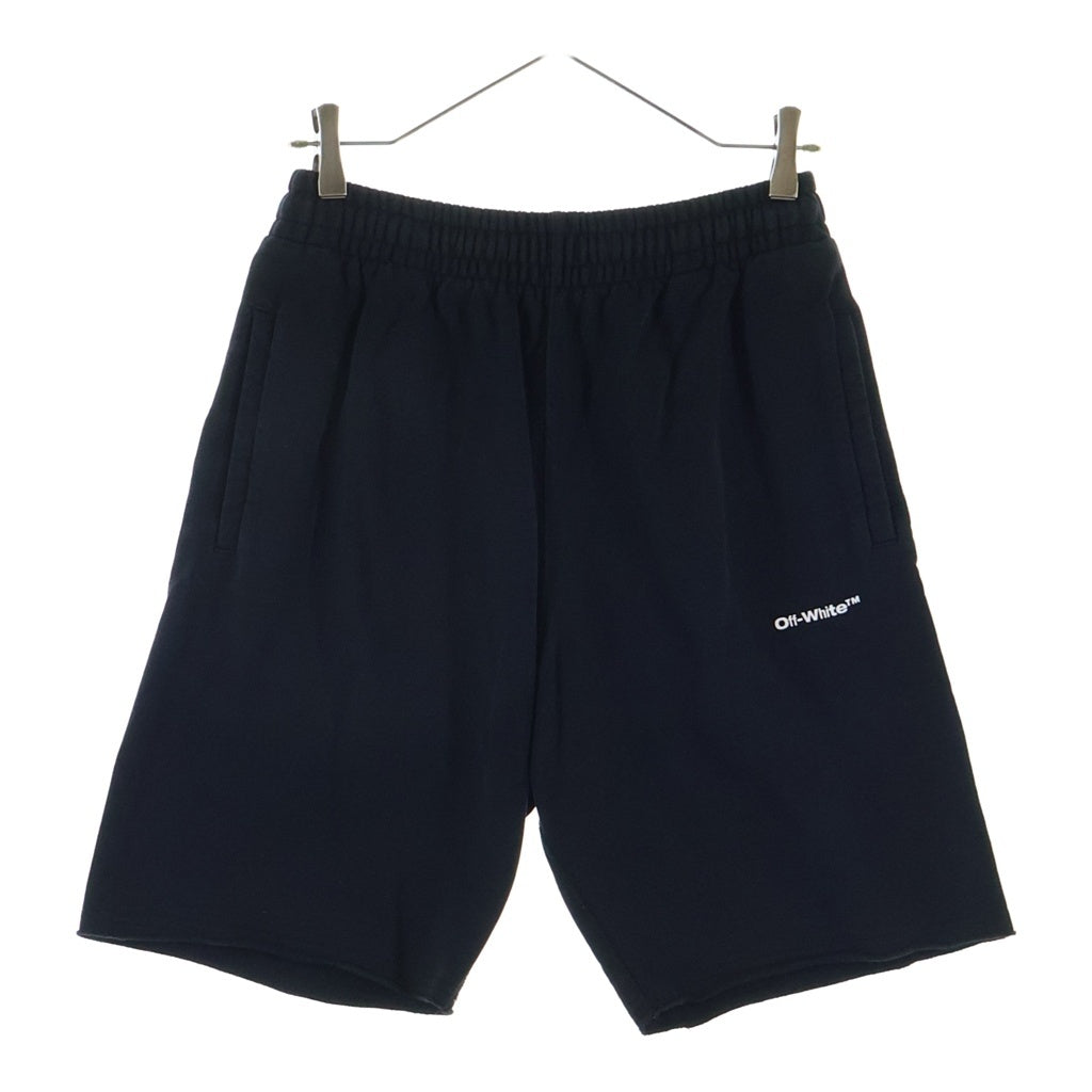 OFF-WHITE(オフホワイト) Sweat Shorts スウェットハーフパンツ ショーツ ブラック OMCI006C99FLE009