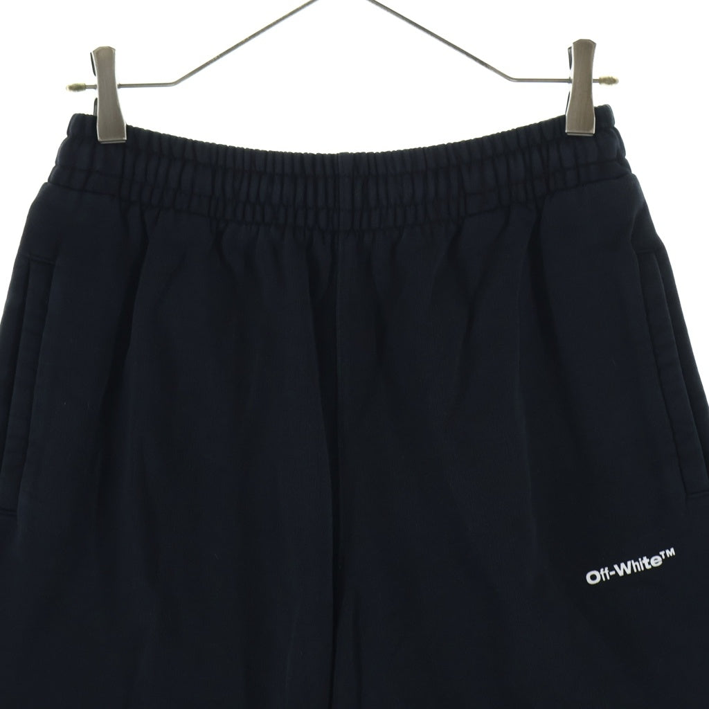 OFF-WHITE(オフホワイト) Sweat Shorts スウェットハーフパンツ ショーツ ブラック OMCI006C99FLE009