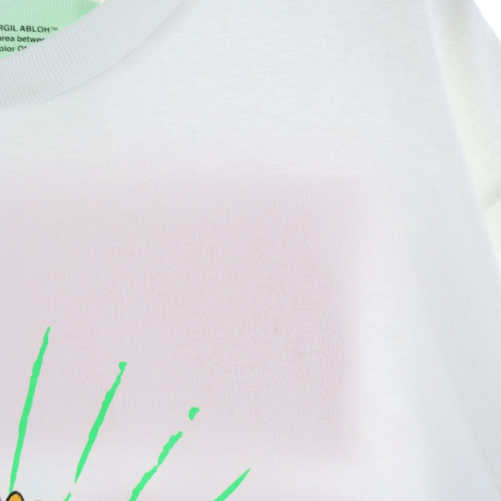 OFF-WHITE(オフホワイト) 19SS Bart Simpson T-Shirt シンプソンズ 半袖Tシャツ ホワイト OMAA036S19185003