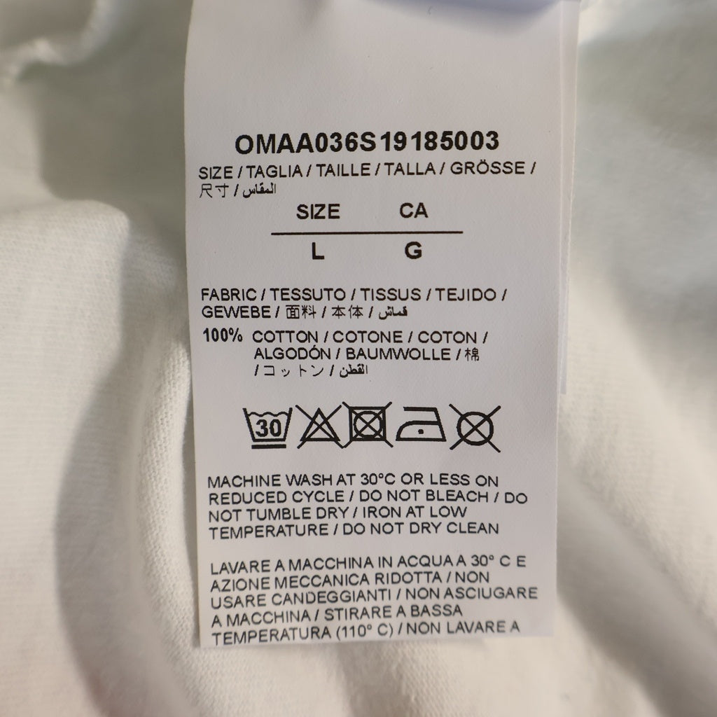 OFF-WHITE(オフホワイト) 19SS Bart Simpson T-Shirt シンプソンズ 半袖Tシャツ ホワイト OMAA036S19185003