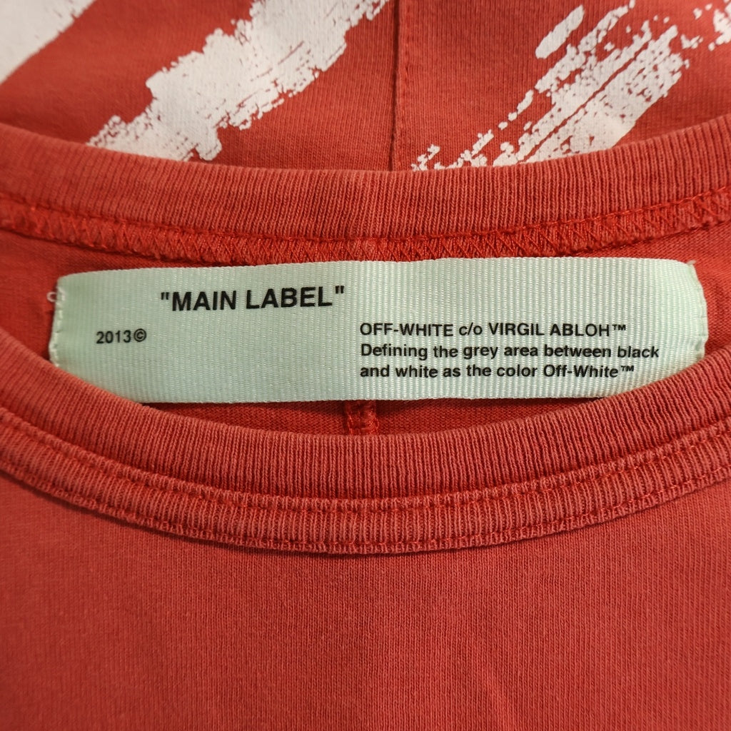 OFF-WHITE(オフホワイト) 17SS T-Shirt 半袖Tシャツ レッド