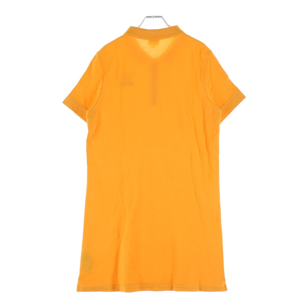 KENZO(ケンゾー) Mini Polo Dress ロゴ刺繍 半袖ポロシャツ ドレス オレンジ レディース FC62RO7074PU